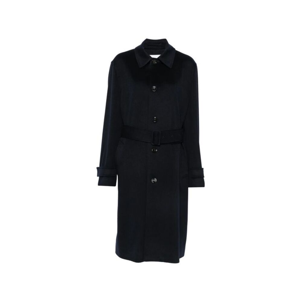 Lardini Blue Coats - Single Breasted Coats Men
